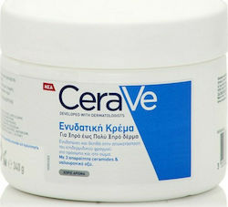 CeraVe Moisturising Ενυδατική Κρέμα Σώματος με Υαλουρονικό Οξύ για Ξηρές Επιδερμίδες 340ml