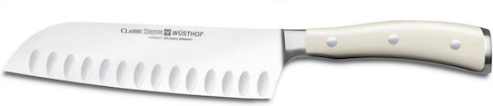 Wusthof Classic Ikon Knife Santoku from Stainless Steel Creme 17cm