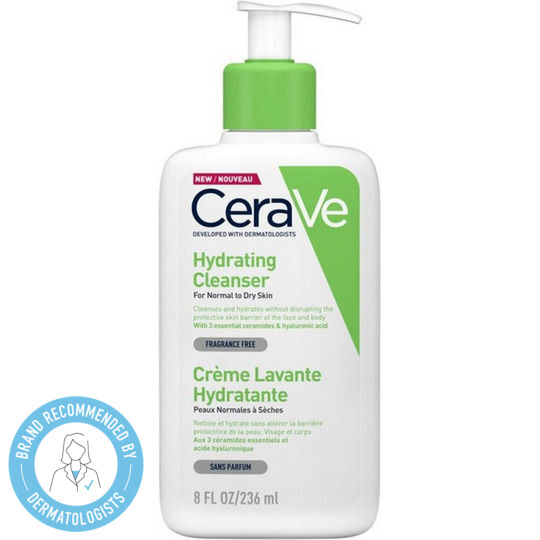 CeraVe Hydrating Cleanser Cream Cleansing Face 236ml