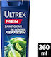 Ultrex Men Oil Control Fresh Shampoos against Dandruff & Hair Loss for Oily Hair 360ml
