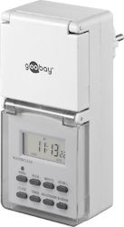 Goobay Digital Timer Socket Weekly Outdoor IP44