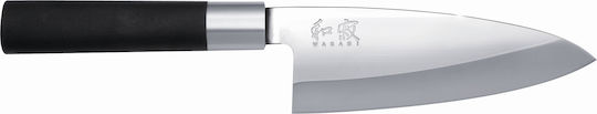 Kai Wasabi Black Μαχαίρι Deba από Ανοξείδωτο Ατσάλι 15cm