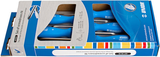Unior 607B5NI Set Screwdrivers with 5 Interchangeable Tips