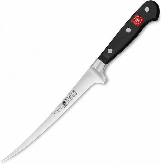 Wusthof Classic 7 Messer Filet aus rostfreiem Stahl Black 18cm