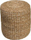Stool For Living Room Wicker Brown 40x40x40cm