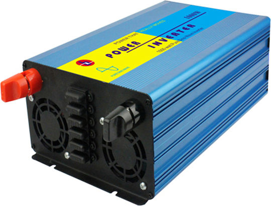 Zonbo ZB1000-S Καθαρού Ημιτόνου Inverter Ισχύος 1000W με Τάση Εισόδου 12V (Μονοφασικό)
