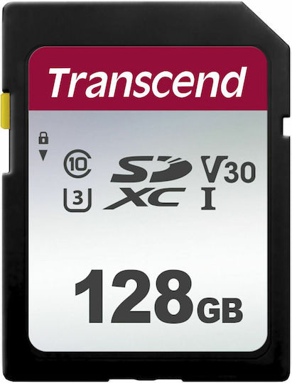 Transcend 300s SDXC 128GB Class 10 U3 V30 A1 UHS-I