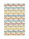 Vasilas Home ΕΤ-015A Teppich Rechteckig Synthetisch,Polyester/Cotton/Leather Mehrfarbig