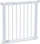 Safety 1st Flat Step Προστατευτική Πόρτα από Μέταλλο σε Λευκό Χρώμα 80x73cm