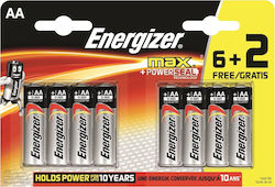 Energizer Max AA 1.5V 8τμχ Energizer Max AA 1.5V 8τμχ