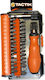 Tactix Screwdriver Socket with 32 Interchangeable Tips