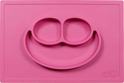 Ezpz Silicone Baby Tray Happy Mini Square for 24+ months Pink