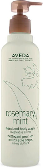 Aveda Rosemary Mint Hand And Body Wash Αφρόλουτρο με Aloe Vera & Άρωμα Ευκάλυπτος 250ml