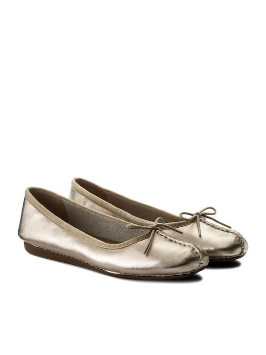 Clarks Freckle Δερμάτινες Γυναικείες Μπαλαρίνες...