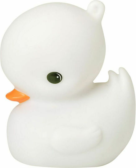 A Little Lovely Company Led Kids Decorative Lamp Duck with Color Changes White 10.2x11.8x8.5εκ.