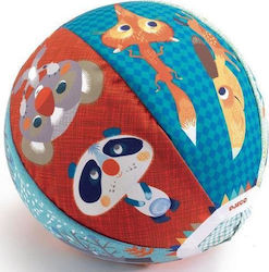 Djeco Ball Μπάλα Μπαλόνι Ζωάκια made of Fabric for 0++ Months