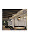 GloboStar Earth Pendant Light Black with Socket E27 30cm