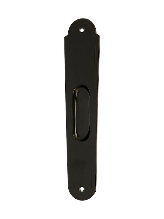 Zogometal Μαύρη Recessed Door Flush Handle 135 ...