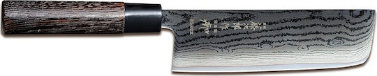 Tojiro Shippu Μαχαίρι Nakiri από Δαμασκηνό Ατσάλι Black, Tojiro 16.5cm