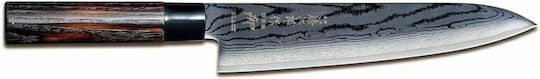 Tojiro Shippu Messer Chefkoch aus Damaszener Stahl 24cm