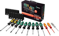 Wera Set 12 Electrician Screwdrivers with 12 Interchangeable Tips