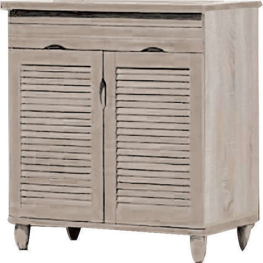Organizatoare Pantofi Din Lemn Cu 2 Rafturi Maro L78xA38xÎ83cm