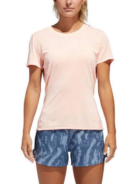 Adidas Supernova Women's Athletic T-shirt Fast Drying Pink