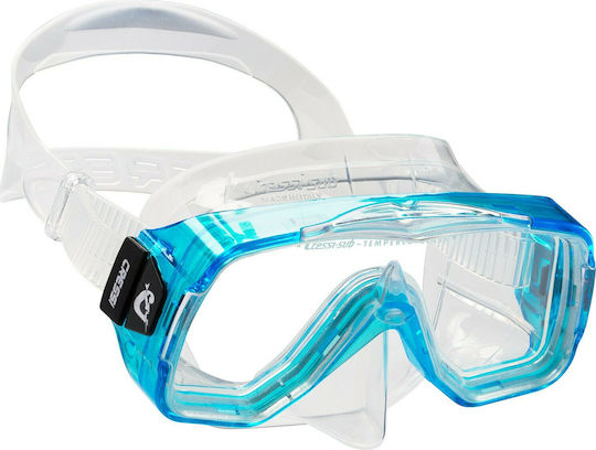 CressiSub Sirenetta Kids Light Blue Silicone Diving Mask