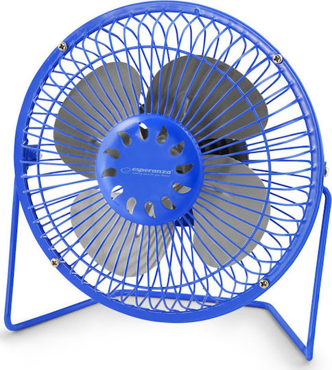 Esperanza USB Office/Home Rotating Fan Blue Yugo Blue EA149B