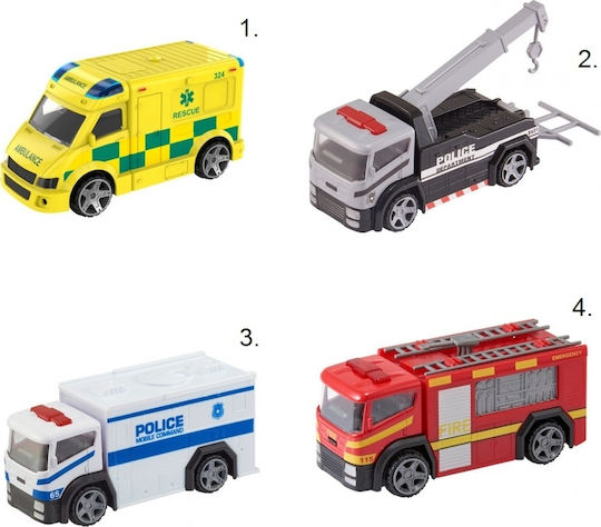 AS Teamsterz Einsatzfahrzeug Lastwagen Maßstab 1:43 Für 3+ Jahre (Verschiedene Designs) 1Stück