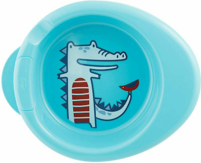 Chicco Kinderteller Warmy Plate 6m+ aus Kunststoff Blau 16000-20