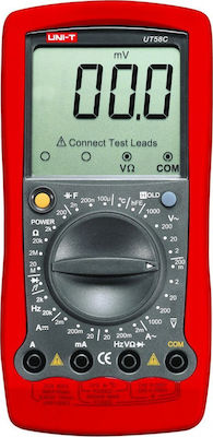 Uni-T UT 58C Digitales Multimeter mit Summer mit AC / DC / Widerstand / Kapazität / Temperaturmessung