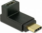 DeLock Konverter USB-C männlich zu USB-C weiblich Schwarz (65914)