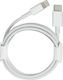 iSelf USB 2.0 Cable USB-C Male - USB-A 12W PD White 1m