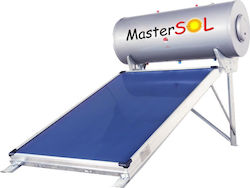 MasterSOL LP Ηλιακός Θερμοσίφωνας 120lt/1.5m² Glass Χαμηλού Ύψους Διπλής Ενέργειας με Επιλεκτικό Συλλέκτη