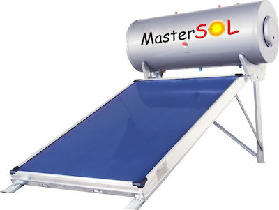 MasterSOL LP Ηλιακός Θερμοσίφωνας 120 λίτρων Glass Διπλής Ενέργειας με 1.5τ.μ. Συλλέκτη Χαμηλού Ύψους