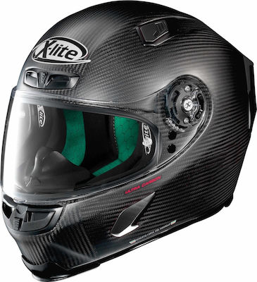 X-Lite X-803 Ultra Carbon Puro Full Face Helmet with Pinlock DOT / ECE 22.05 1260gr 2 Flat Carbon