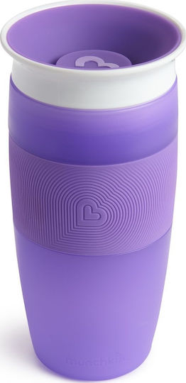 Munchkin Toddler Miracle 360° Plastic Purple Cup 414ml for 18m+