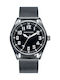 Mark Maddox Watch Battery with Black Metal Bracelet HM6010-55