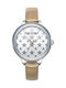 Mark Maddox Watch with Gold Leather Strap MC6008-10