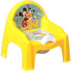 Dede Scaunel Potty Mickey cu Capac Galben