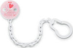 Nuk Chain Pacifier Baby Rose made of Plastic Hearts Pink