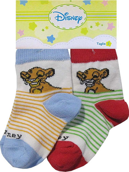 Disney 2 Paar Babysocken mit Simba-Design D11101B