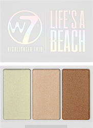 W7 Cosmetics Life's A Beach Highlighter Trio 10gr