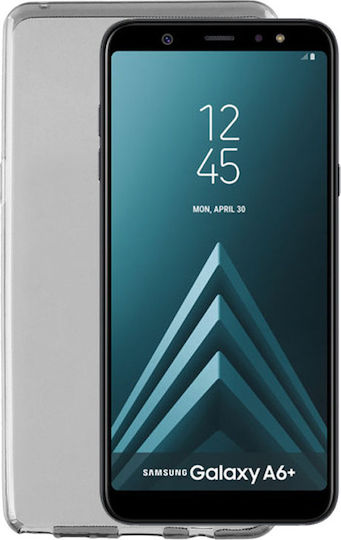 Idol 1991 Air Slim Задна корица Силикон Сив (Galaxy A6+ 2018)