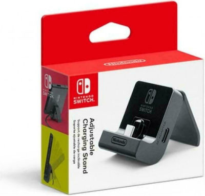 Nintendo Switch Charging Station for 1 Controller with Dock Port Adjustable Charging Stand Black