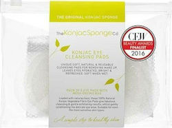 The Konjac Sponge Co Konjac Eye Cleansing Pads Гъби Конджак Почистване на Лице 8бр The Konjac Sponge Co Konjac Eye Cleansing Pads Гъби Конджак Почистване на Лице 8бр