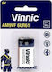 Vinnic Alkaline Batterie 9V 1Stück AM9VFVINNIC