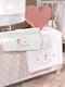 Saint Clair Set of baby towels 2pcs Ballerina White
