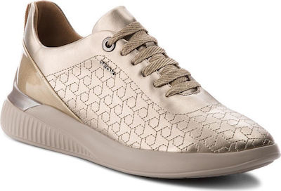 Geox Women's Theragon D Sneaker – Leather Sole Casual Walking Shoe